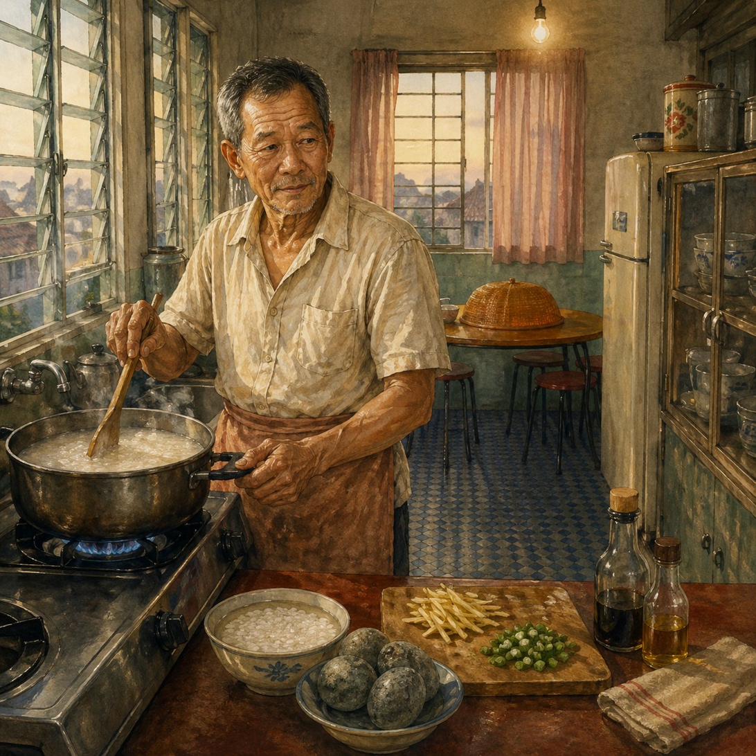 Century Egg & Lean Pork Congee — vignette