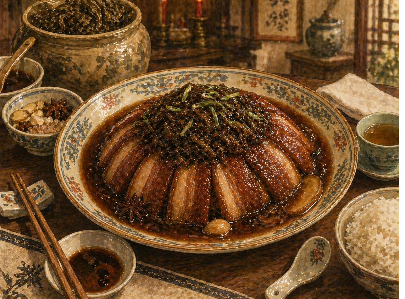 Hakka Mei Cai Kou Rou — vignette